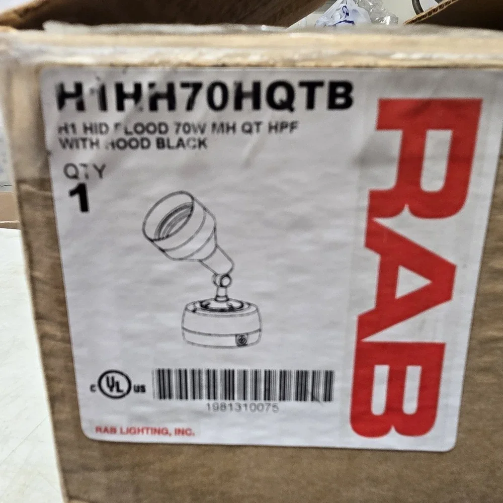 RAB H1HH100HQTB BLK HID FLOOD FIX‎